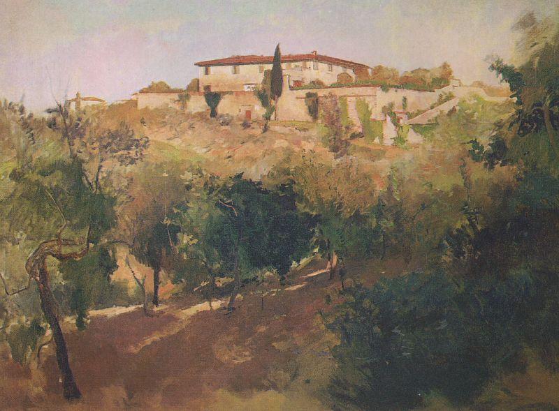 Frank Duveneck Villa Castellani, Bellosguardo Germany oil painting art